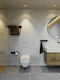 Verdi Wall Mounted Bathroom Shelf Metallic 50x9.3x10cm White