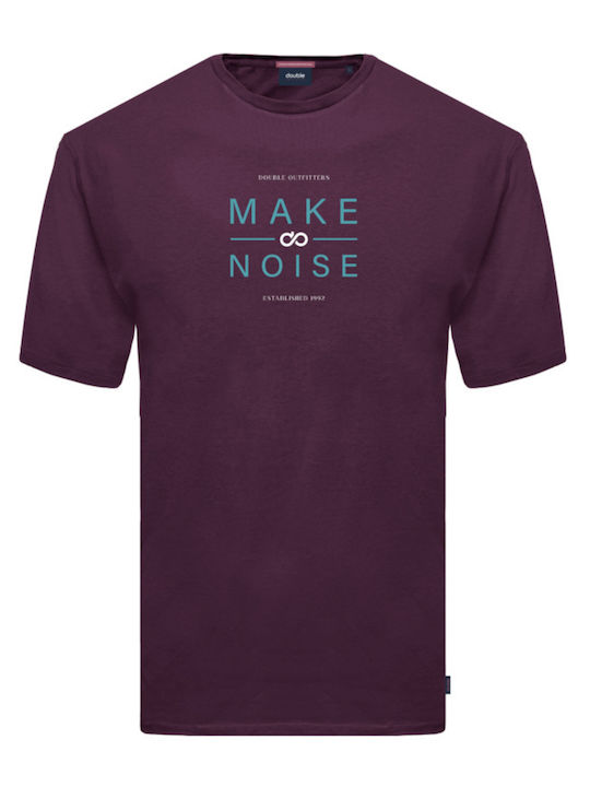 Double Men's T-shirt Purple