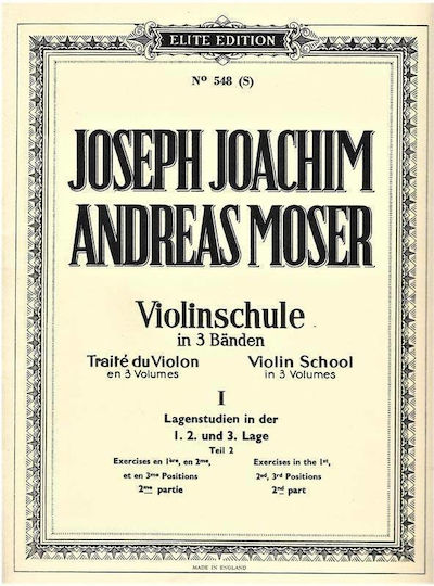 Joachim & Moser Violinschule Book 1 Part 2