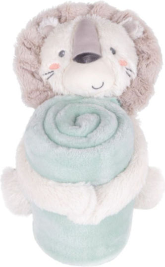 Kikka Boo Blanket Nursery Swaddling Blankets Jungle King Light Blue 75x100cm