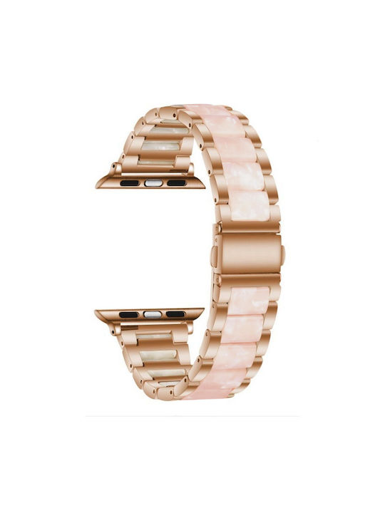 Tech-protect Modern Stainless Steel Watch Bracelet Stone Marble Pink Apple Watch 38 40 41 Mm 4 5 6 7 8 9 Se