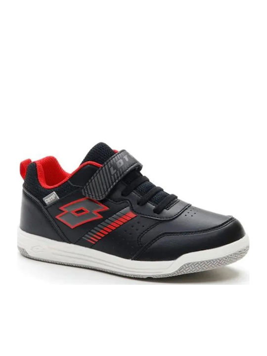Set Ace XVII CL SL Αθλητικά Παιδικά Παπούτσια Τέννις με Σκρατς Μαύρα