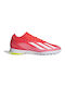 Adidas X Crazyfast League Low Football Shoes TF with Molded Cleats Red