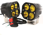 Προβολάκια Μοτοσυκλέτας LED 2τμχ F150-Y