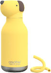 Asobu Kids Water Bottle Thermos Yellow 460ml