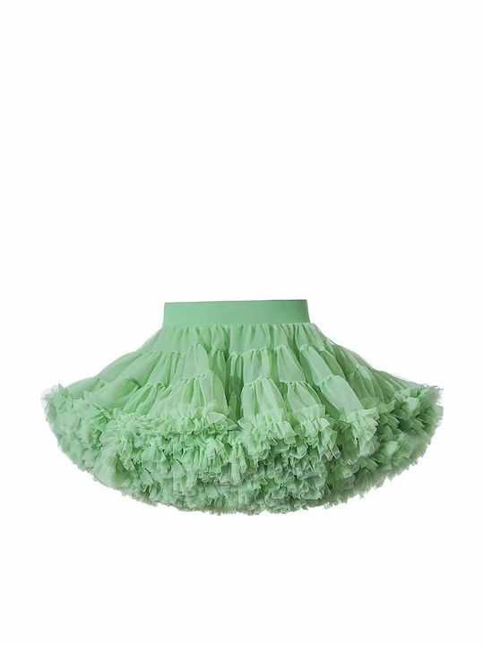 Fustă Tutú pentru Copii din Tulle Verde