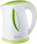 ECG Kettle 1lt 2000W Green