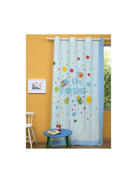 Zouzounia Kids Grommet Top Curtain Multicolour ZOU-BD-058 150x250cm