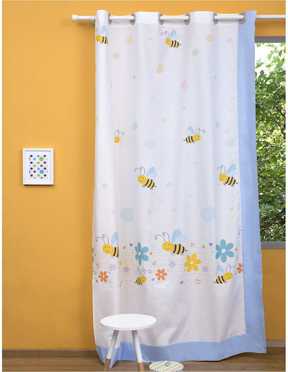 Zouzounia Παιδική Κουρτίνα με Τρουκς 150x250εκ.