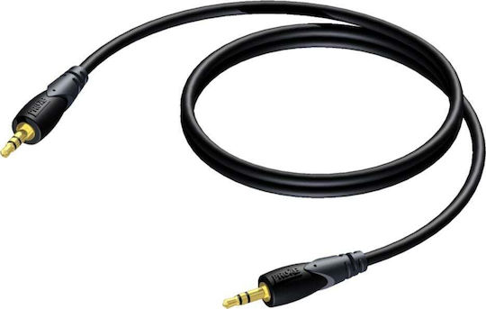 Procab Procab 3,5mm Klinkenkabel - 3,5mm Stecker Schwarz 3m CLA716/3