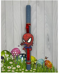 Lumânare de Paște Spiderman Albastru 30cm