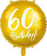 Party Deco Foil Balloon 60 Years Gold Universal...