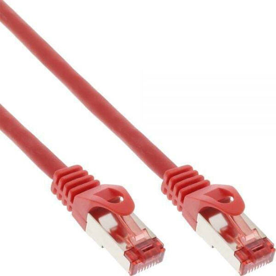 Intos Electronic S/FTP Cat.6 (Gigabit) Cablu De Rețea Ethernet 1.5m Roșu
