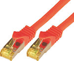 MCAB U/UTP Cat.7 Καλώδιο Δικτύου Ethernet 7.5m Κόκκινο 1τμχ