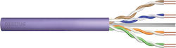 Digitus DK-1614-VH-1 U/UTP Кат.6 Мрежов Кабел Ethernet 100м Лилав
