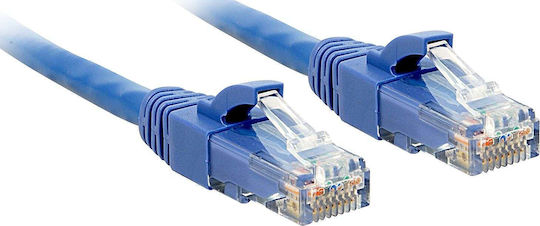 Lindy U/UTP Cat.6 Gigabit Network Cable Ethernet 2m Blue
