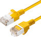Microconnect U/UTP Cat.6a Ethernet Network Cable 0.5m Yellow