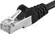 PremiumCord SF/UTP Cat.6a Ethernet Network Cable 2m Black