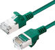 Microconnect U/UTP Cat.6a (Gigabit) Καλώδιο Δικτύου Ethernet 0.5m Πράσινο