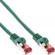 Intos Electronic S/FTP Cat.6 Gigabit Ethernet Network Cable 0.5m Green
