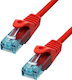 ProXtend U/UTP Kat.6a Ethernet-Netzwerkkabel 15m Rot 1Stück