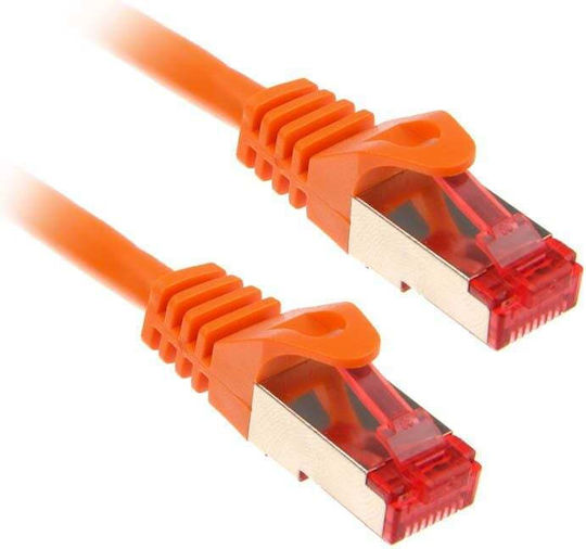 InLine S/FTP Cat.6 (Gigabit) Καλώδιο Δικτύου Ethernet 2m Πορτοκαλί