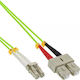 InLine Fiber Optic Cable LC-SC 20m Multicolour 1pcs