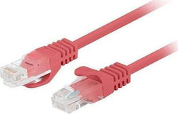 Lanberg PCU6-20CC-0050-R U/UTP Cat.6 Καλώδιο Ethernet 0.5m Κόκκινο 10τμχ