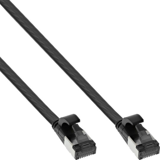 InLine Равен U/FTP (STP) Кат.8.1 Мрежов Кабел Ethernet 0.25м Черен