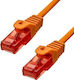ProXtend U/UTP Cat.6 (Gigabit) Καλώδιο Δικτύου Ethernet 0.2m Πορτοκαλί