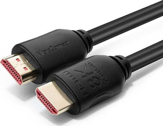 Microconnect HDMI 2.1 Cable HDMI male - HDMI male 2m Black