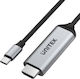 Unitek Cable HDMI male - HDMI male 1.8m Silver