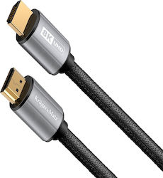 Kruger & Matz KM1264 HDMI 2.1 HDMI-Stecker - HDMI-Stecker 0.9m Schwarz Kruger & Matz KM1264 HDMI 2.1 HDMI-Stecker - HDMI-Stecker 0.9m Schwarz