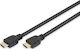 Digitus HDMI 2.1 Ultra High Speed 48Gbps 4K 120Hz HDR VRR Cable HDMI Male - HDMI Male 1m Black