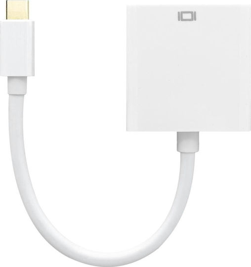 ProXtend Konverter USB-C / VGA männlich zu USB-C / VGA weiblich Weiß 1Stück JAB-6989391
