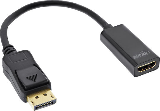 InLine Μετατροπέας DisplayPort / HDMI male σε DisplayPort / HDMI male 1τμχ 17198E