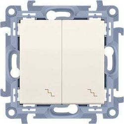 Kontakt-Simon Double Wall Switch Without Frame ...