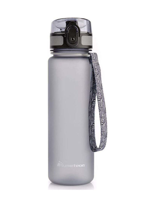 Meteor Αθλητικό Παγούρι 500ml Γκρι