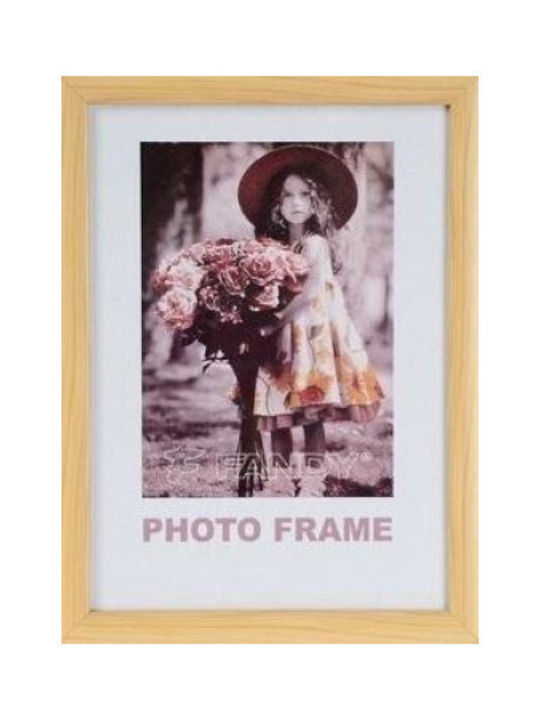 Fandy Κορνίζα Πλαστική με Μπεζ Πλαίσιο