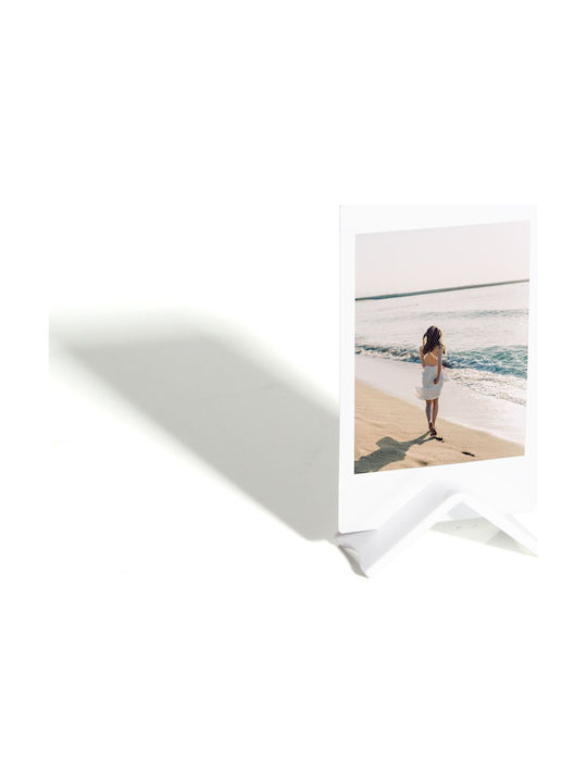 Loveinstant Lemn 10x15cm cu Ramă Albă 1buc