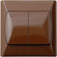Ospel Akcent Recessed Wall Switch Lighting Two-...