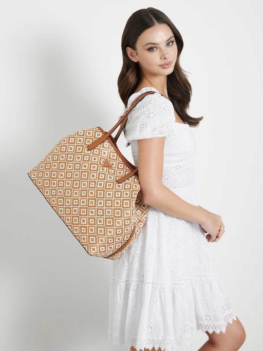 Guess Damentasche Tote Handtasche Beige
