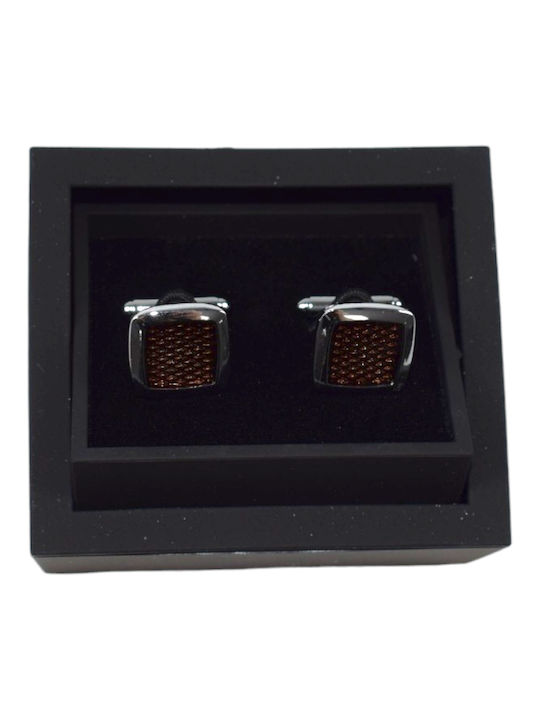 Giovani Rossi Cufflinks Brown