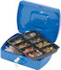 Q-Connect Kassenschrank mit Schloss KF02624 Blau