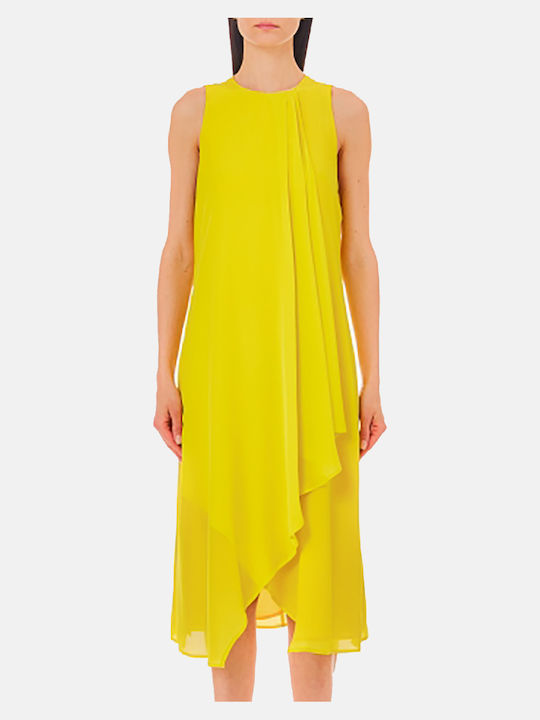 Liu Jo Midi Φόρεμα Yellow