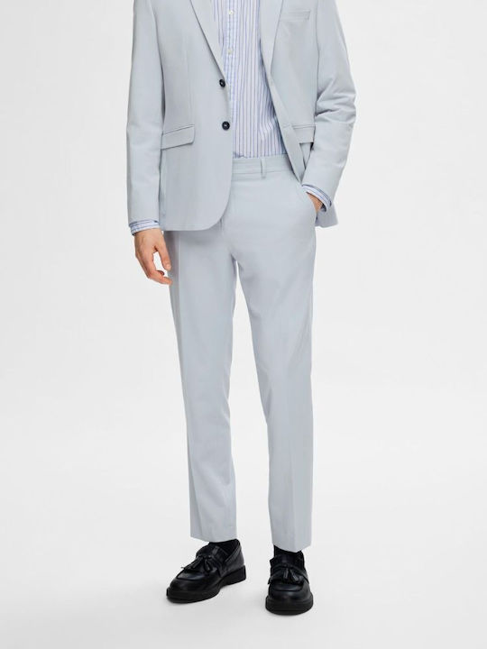 Selected Homme Men's Trousers Suit in Slim Fit Light Blue