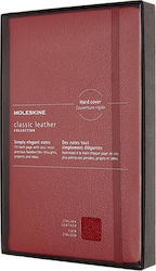 Moleskine Notebook Ruled Red