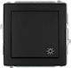 Karlik Wall Switch Without Frame Black