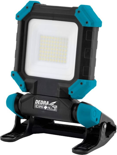 Dedra Προβολέας Εργασίας Επαναφορτιζόμενος LED IP54 με Φωτεινότητα έως 1800lm