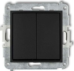 Karlik Wall Switch Black